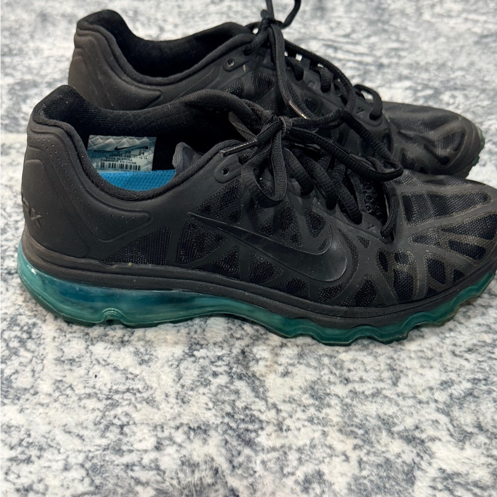 Nike Womens Air Max Plus 2014 429890-040 Black Casual Shoes Sneakers Size 7